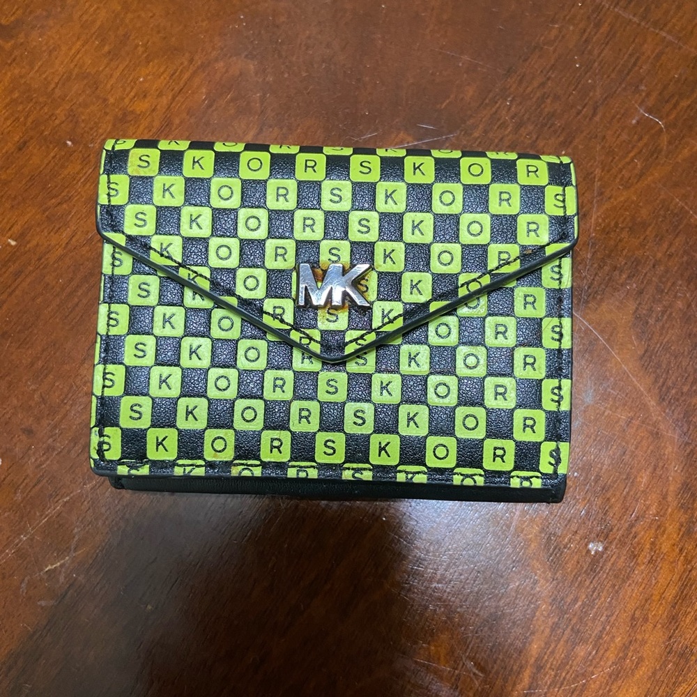 Neon & Black MK wallet
